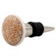 Floral Pattern Flat Ceramic Wine Stopper
